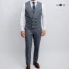 CHALECO HOUNDSTOOTH GRIS - Imagen 2